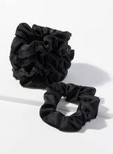 Load image into Gallery viewer, Satin Scrunchies 5pcs - Black