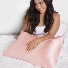 Load image into Gallery viewer, Satin Pillowcase - Pink
